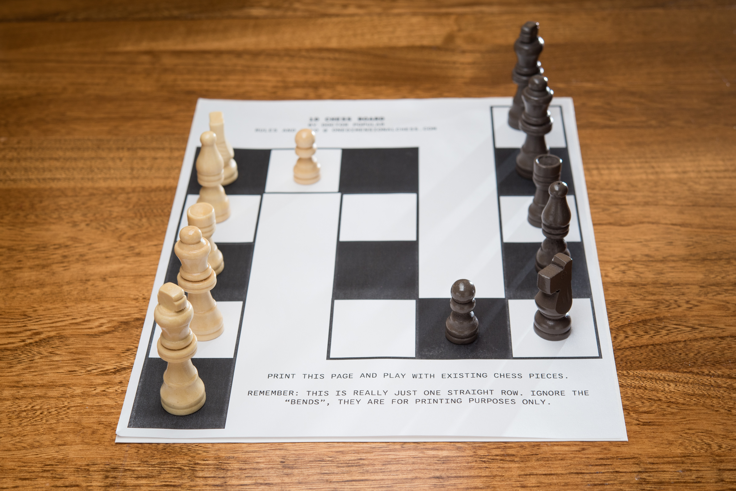 Doc Pop's One-Dimensional Chess